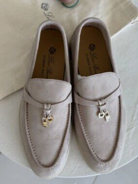 Loro Piana Cream Loafers